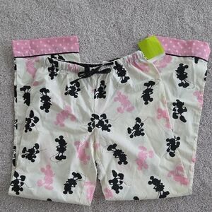 Disney Mickey and Minnie pajama pants - Size XS- Pink and Black
